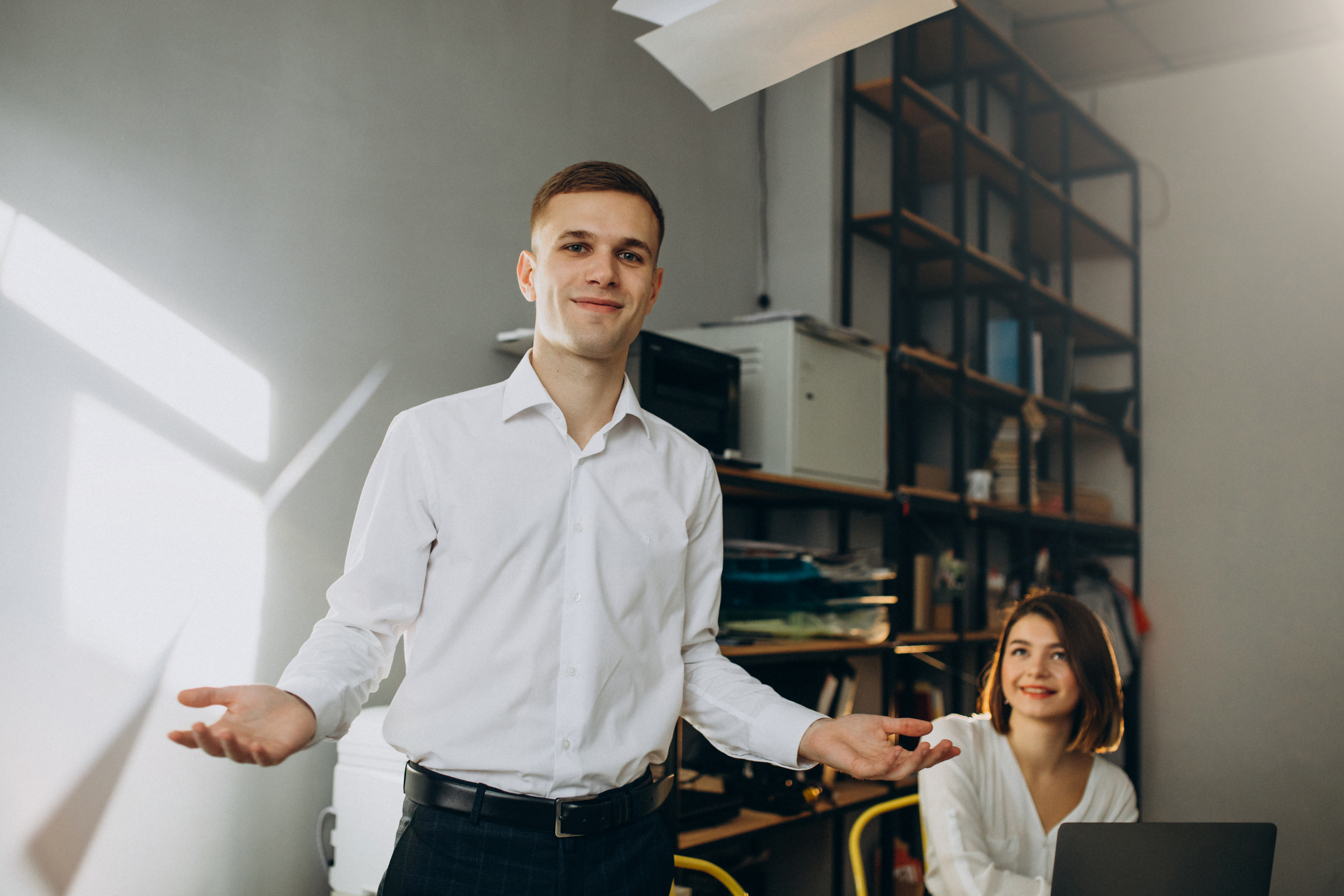 Studenti di un corso di qualifica professionale Innoform in aula