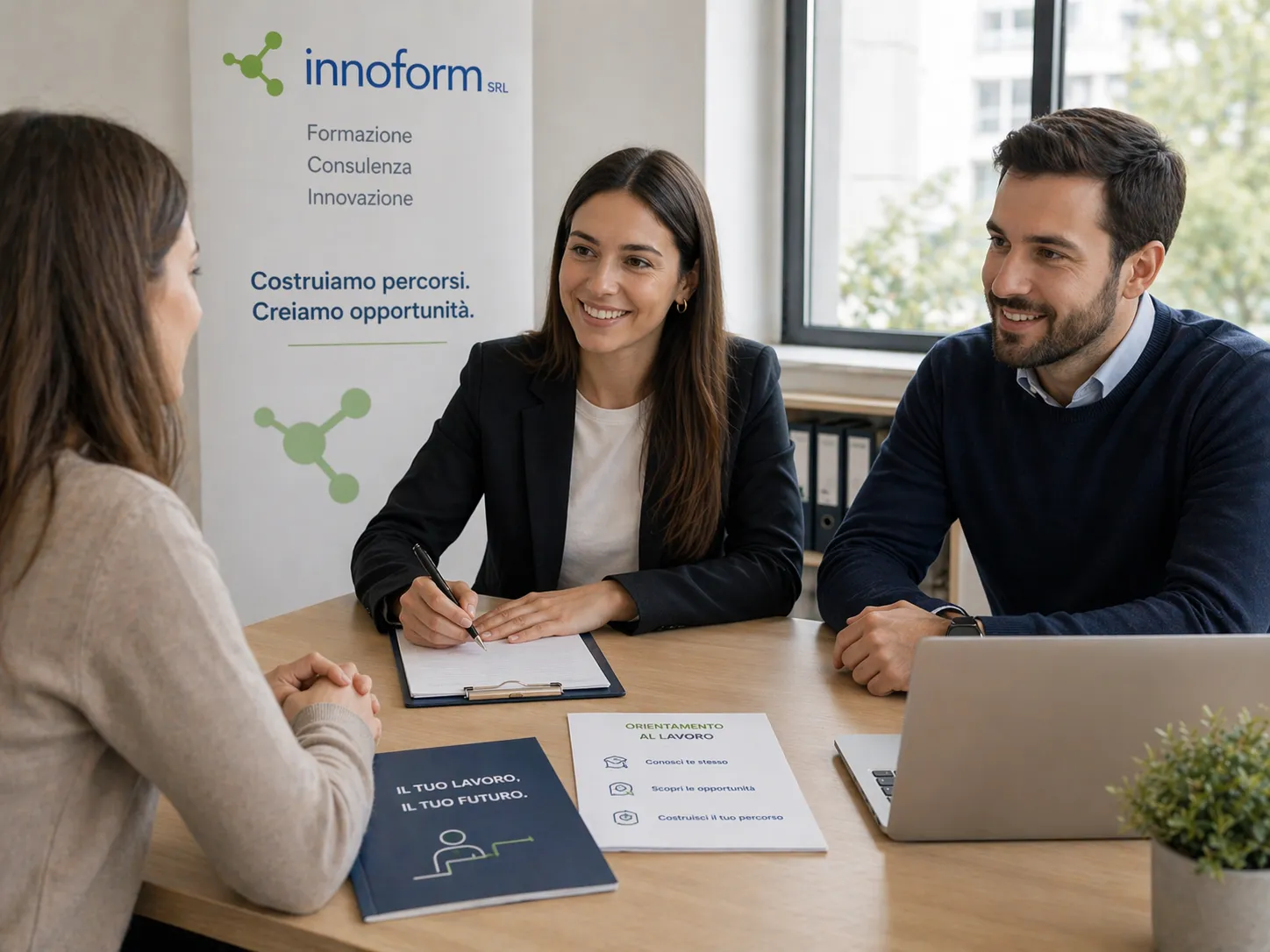 Colloquio di orientamento al lavoro con il team Innoform