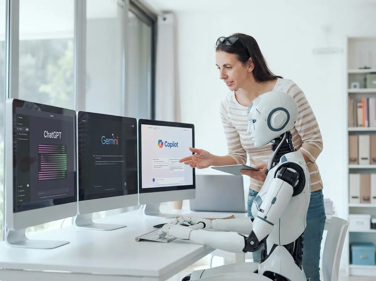 Strumenti IA principali usati nel corso: ChatGPT, Gemini, Copilot